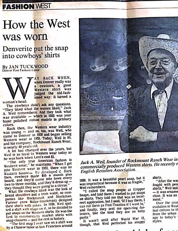 The Denver Post - How the West Was Worn
