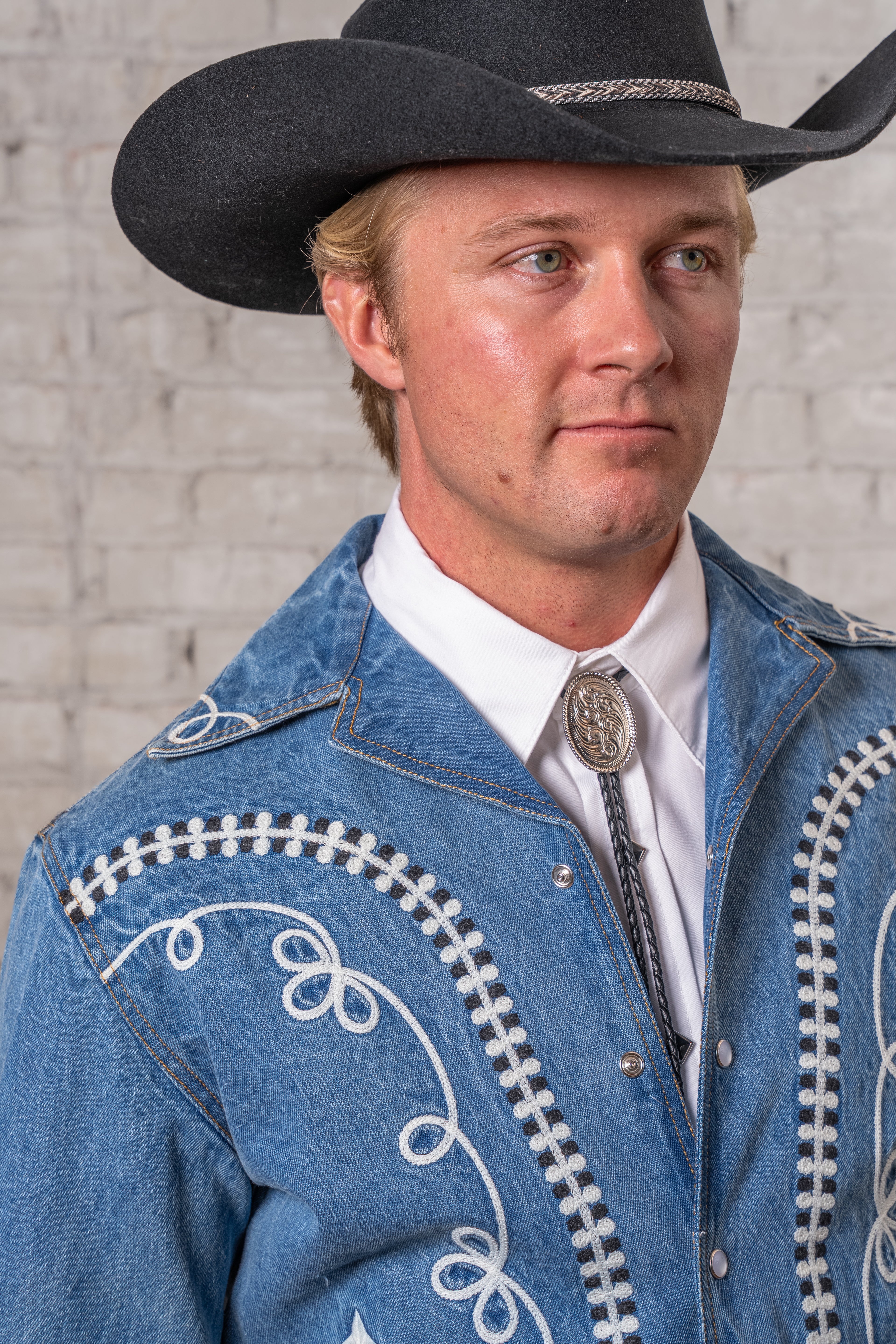 Rockmount Men's Denim Vintage Rope Bolero Jacket