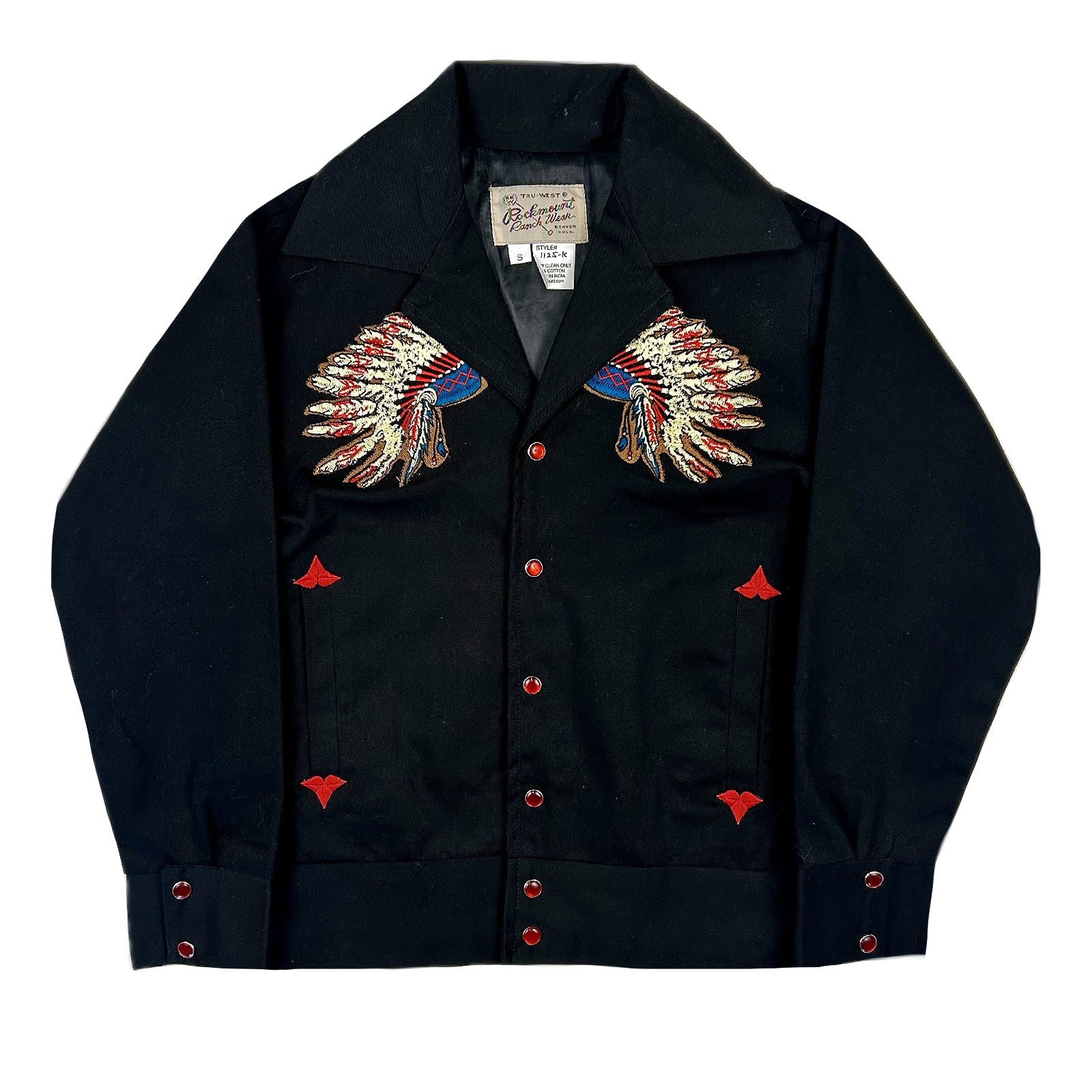 Rockmount Kid's Vintage Western Bolero Jacket with White Rope