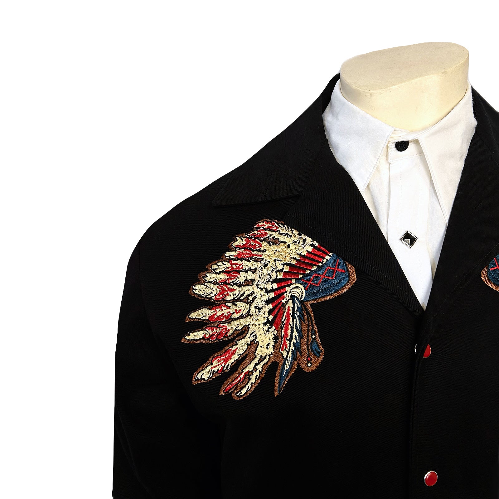 Rockmount Men's Vintage Gabardine Warbonnet Bolero Western Jacket