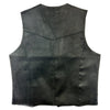 Men's Black Suede Cloth Vest - Rockmount