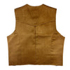 Men's Tan Suede Cloth Vest - Rockmount