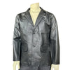 Men's Black Lamb Leather Western Blazer