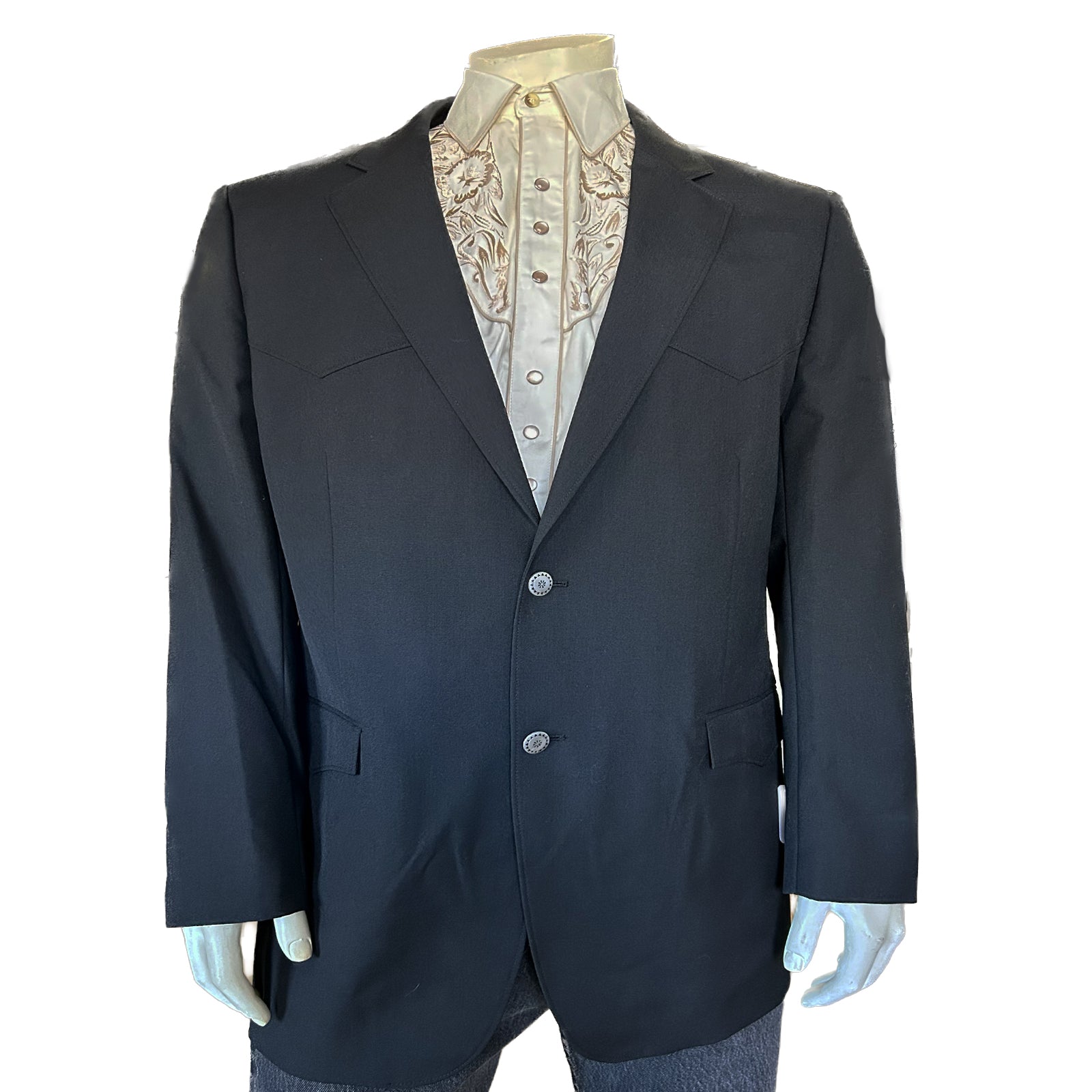 Black shop western blazer