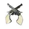 Silver Six-Shooter Pistols Western Bolo Tie