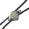 Silver Arrowhead with Genuine Buffalo Head Nickel Western Bolo Tie