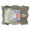 End of the Trail Western Belt Buckle
