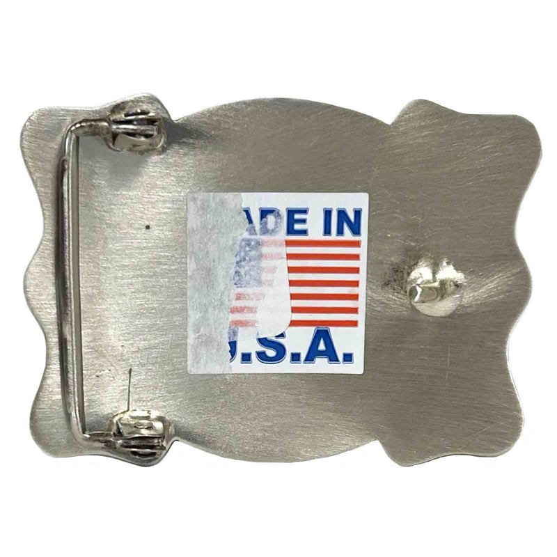 End of the Trail Western Belt Buckle