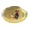 Genuine 1960s Vintage Brass Calf Roper Western Belt Buckle
