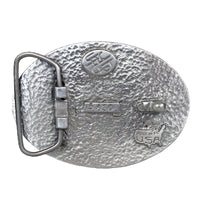 Pewter Western Belt Buckle with Colorado Mountains