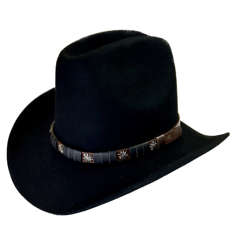 Rust Wool Felt Cattleman Western Cowboy Hat - M