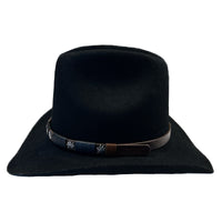 Black Wool Felt Cattleman Western Cowboy Hat