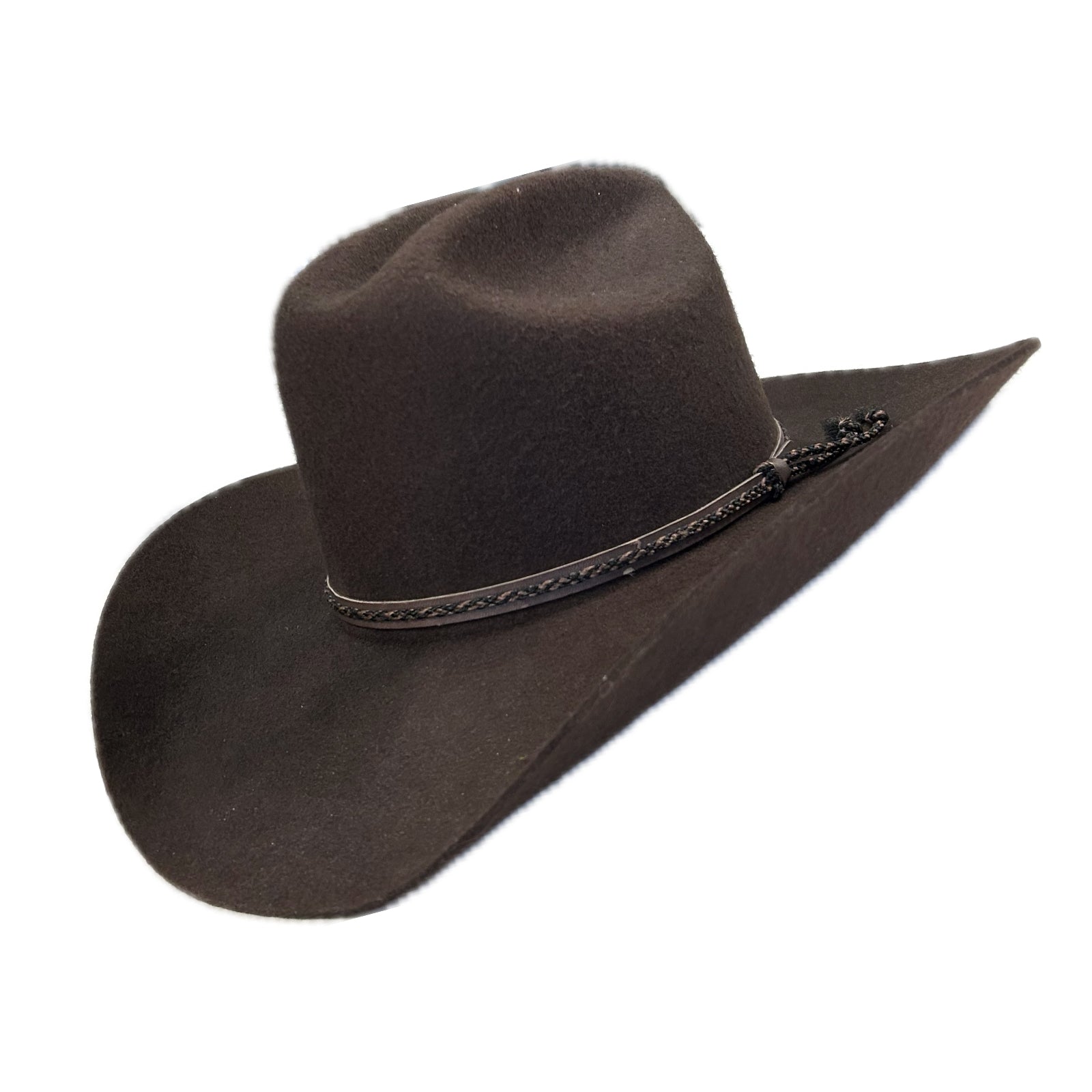Cattleman Cowboy Brown Wool Western Cowboy Hat