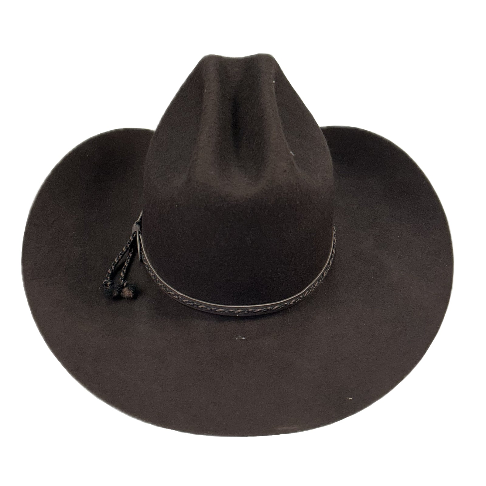 Cattleman Brown Wool Cowboy Hat