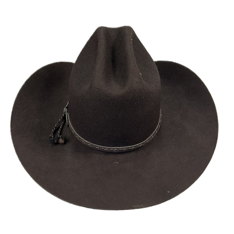 Cattleman Brown Wool Cowboy Hat