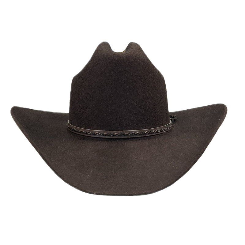 Cattleman Brown Wool Cowboy Hat