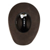 Cattleman Brown Wool Cowboy Hat