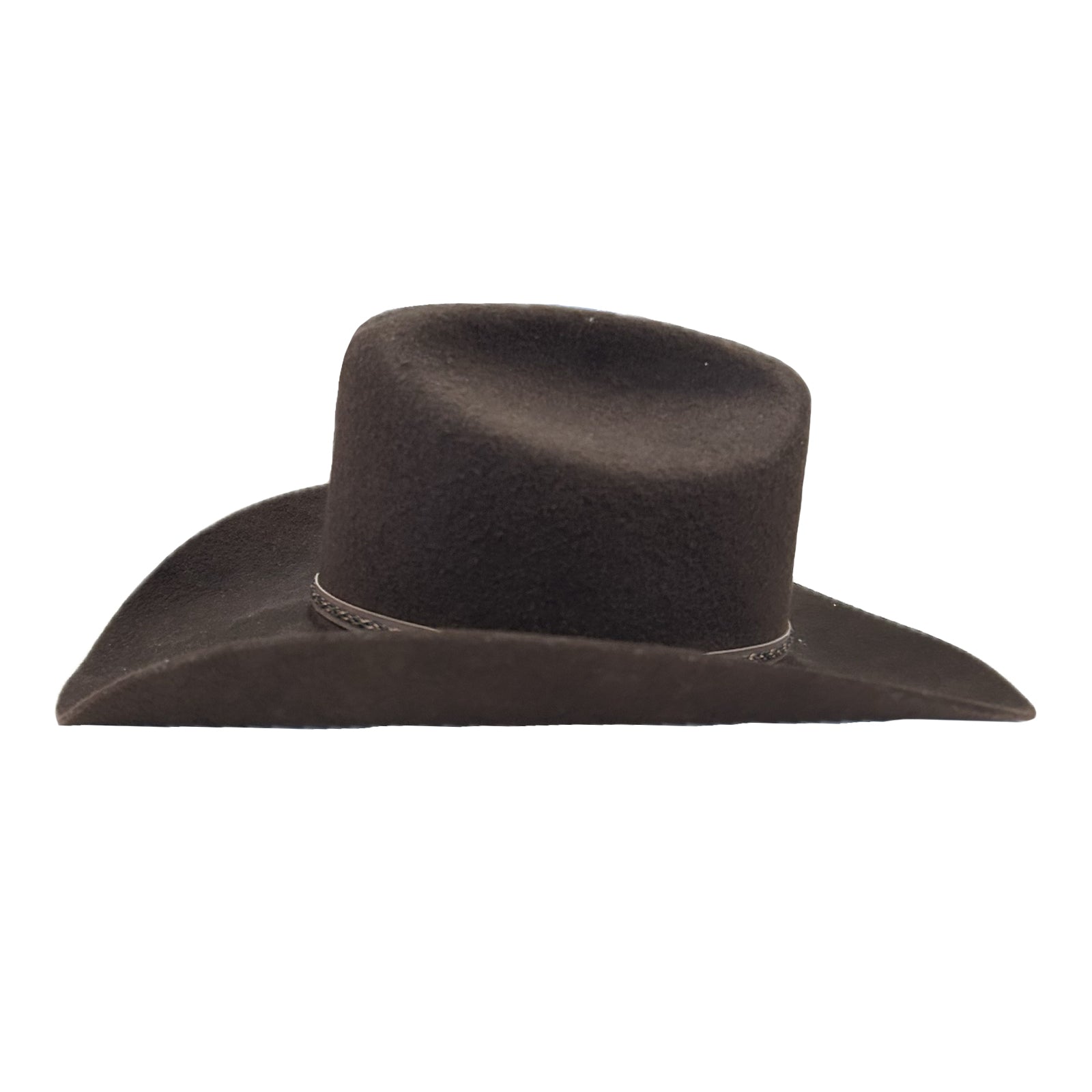 Cattleman Brown Wool Cowboy Hat