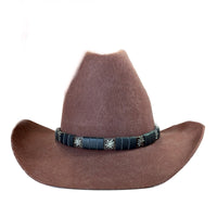 Rust Wool Felt Cattleman Western Cowboy Hat