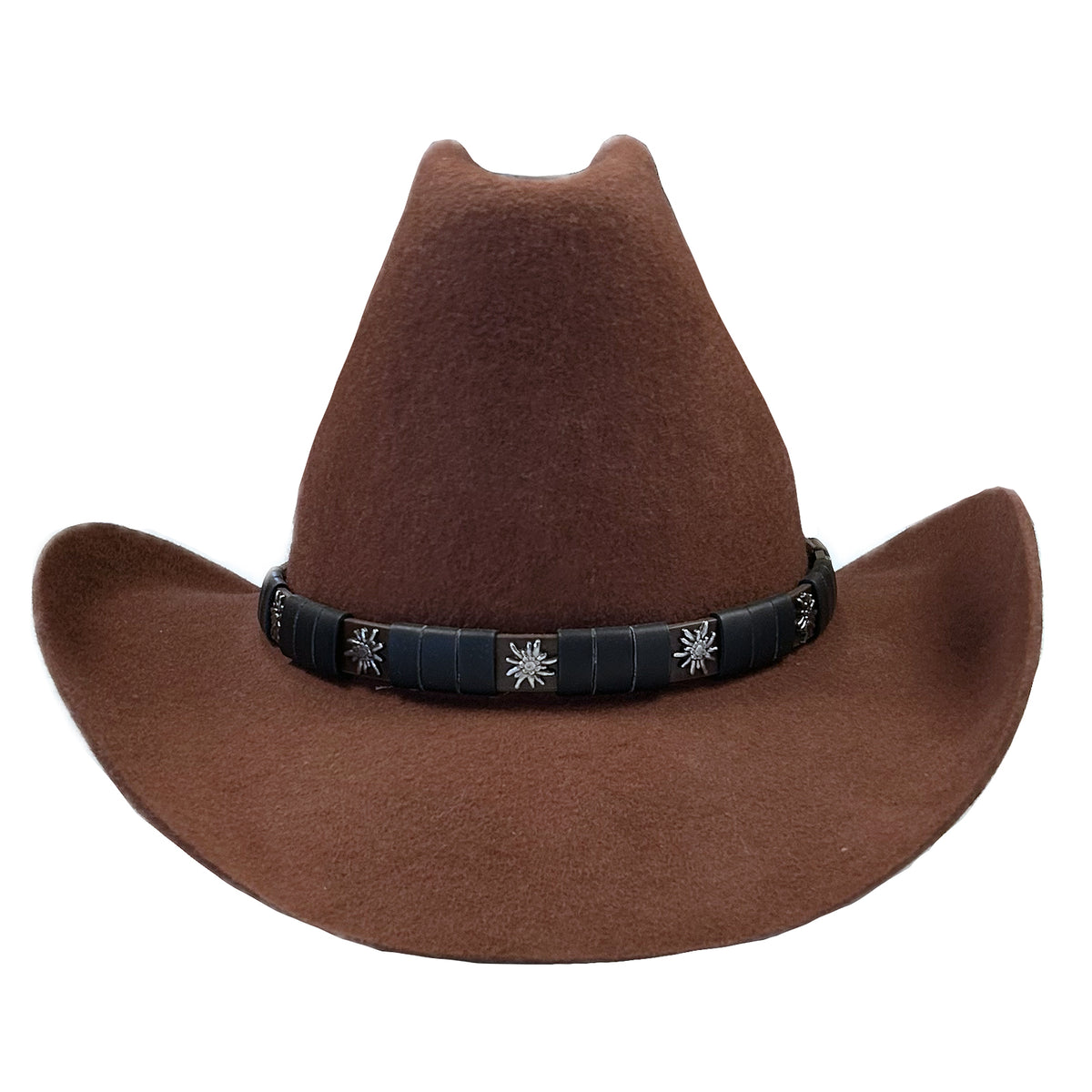 Rust Wool Felt Cattleman Western Cowboy Hat