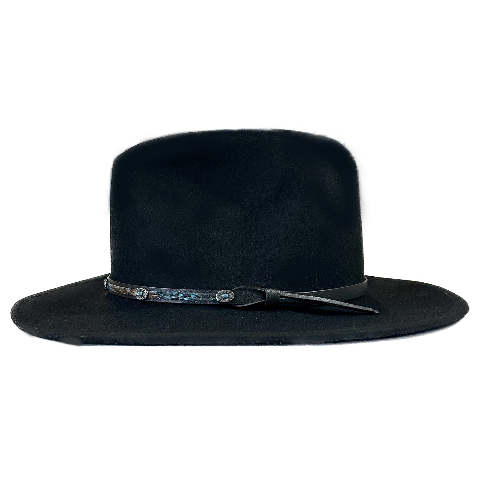 Crushable Black Felt Denver Western Cowboy Hat