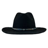 Crushable Black Felt Denver Western Cowboy Hat