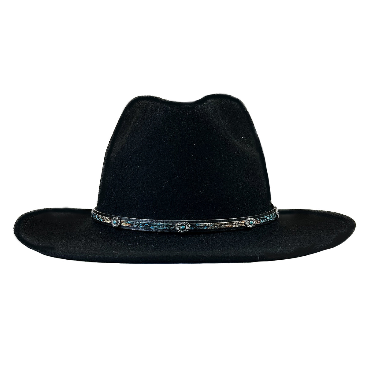 Crushable Black Felt Denver Western Cowboy Hat