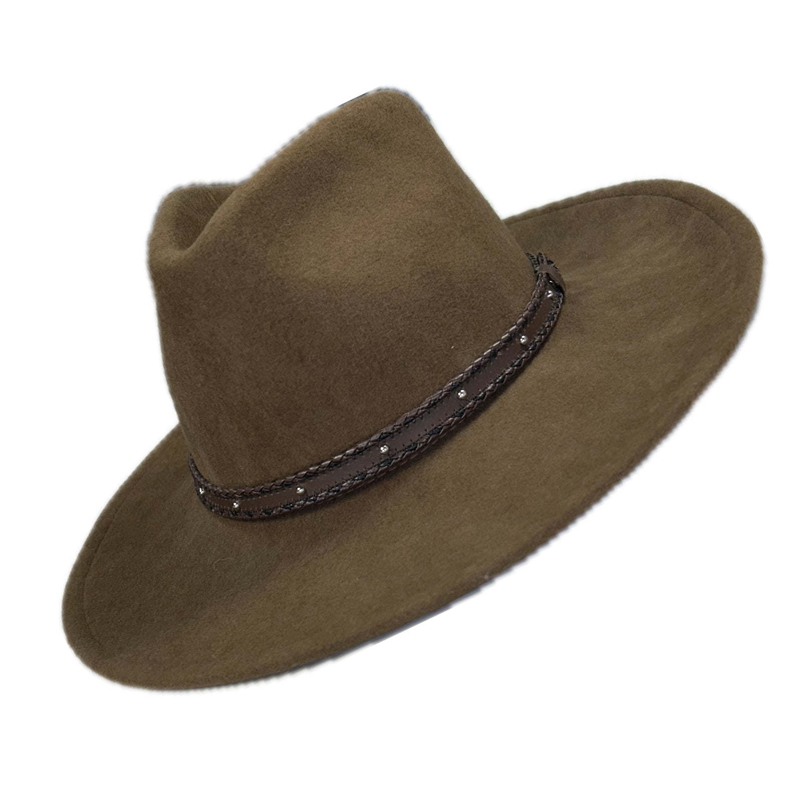 Crushable Brown Felt Denver Sorrel Western Cowboy Hat