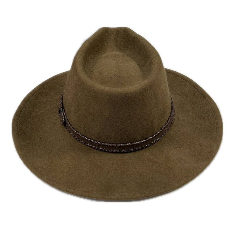 Crushable Brown Felt Denver Sorrel Western Cowboy Hat