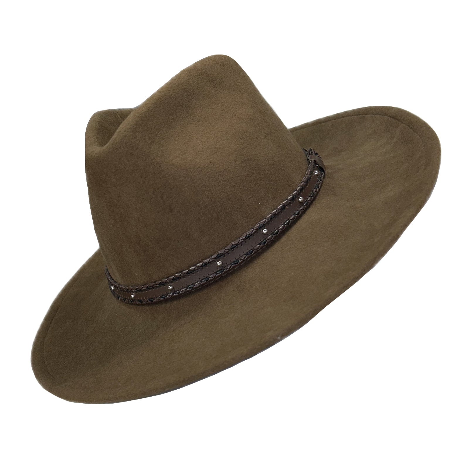 Crushable Brown Felt Denver Sorrel Western Hat