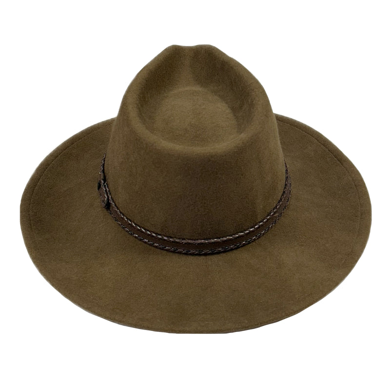 Crushable Brown Felt Denver Sorrel Western Hat