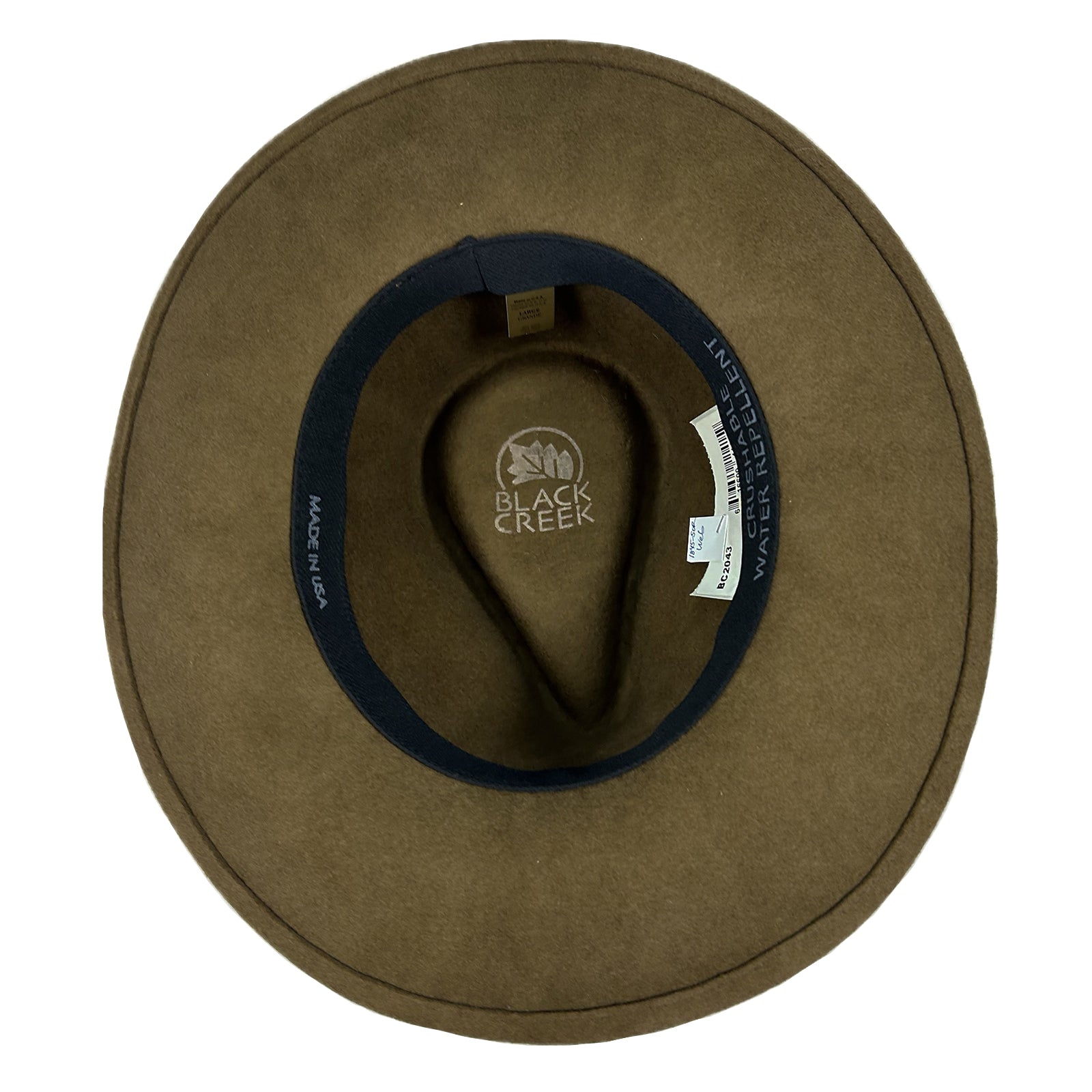 Crushable Brown Felt Denver Sorrel Western Hat