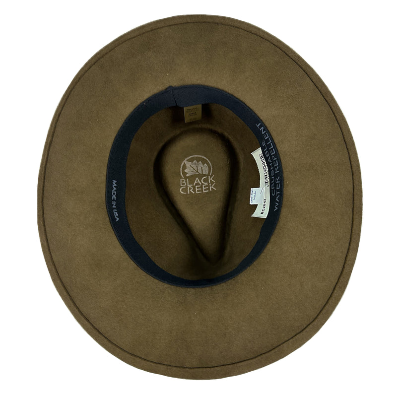 Crushable Brown Felt Denver Sorrel Western Hat