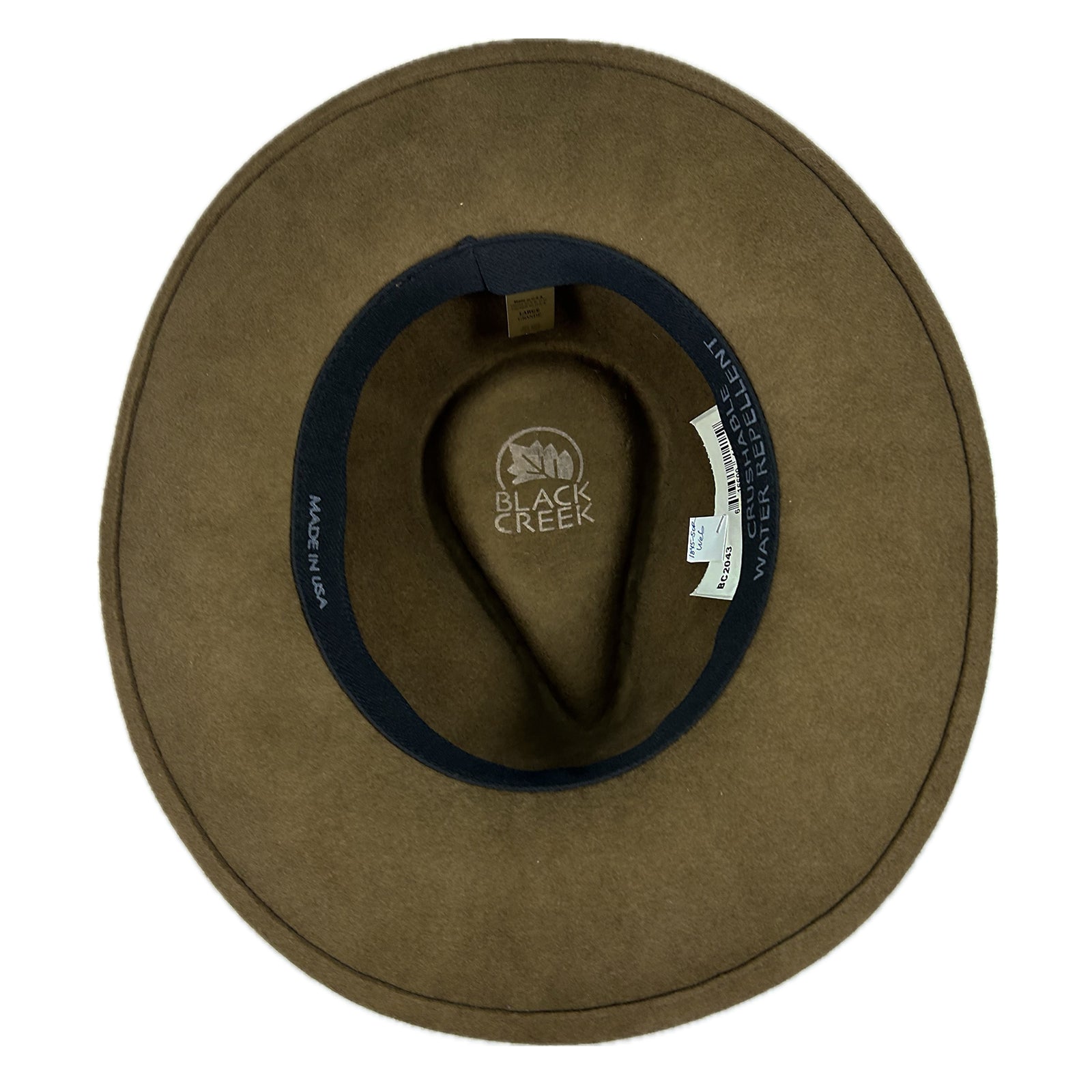 Crushable Brown Felt Denver Sorrel Western Cowboy Hat