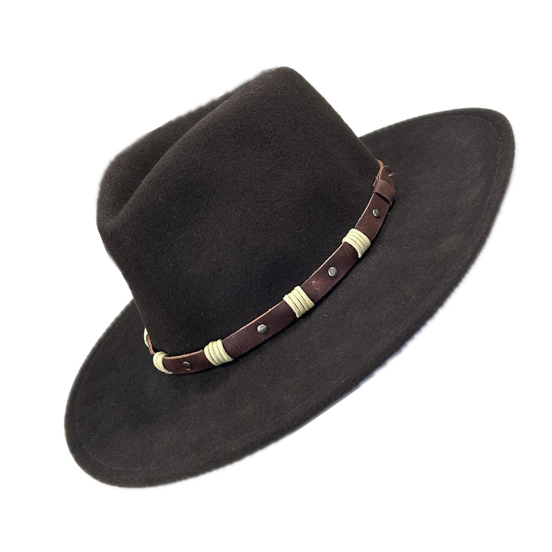 Crushable Brown Felt Denver Western Cowboy Hat