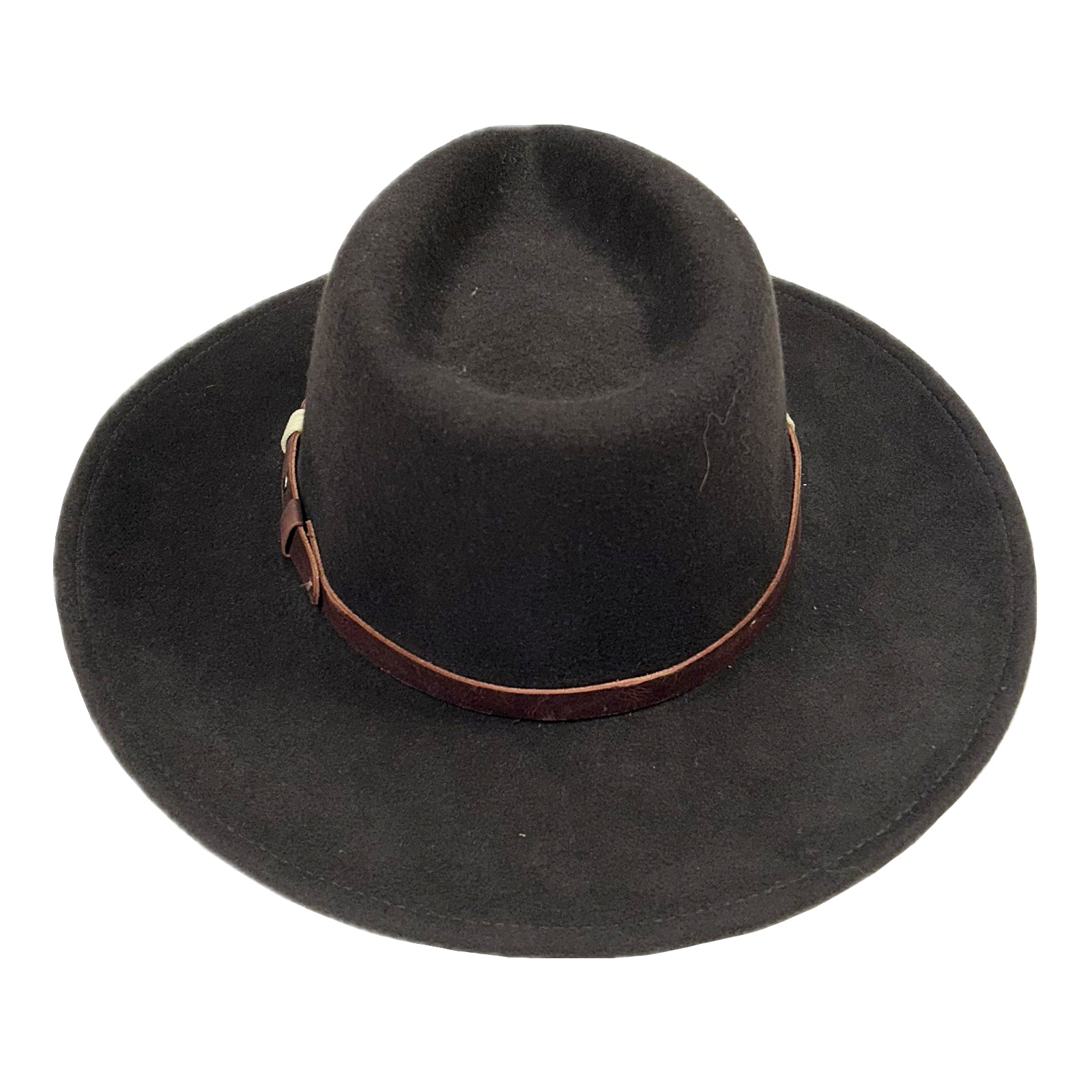 Crushable Brown Felt Denver Western Hat