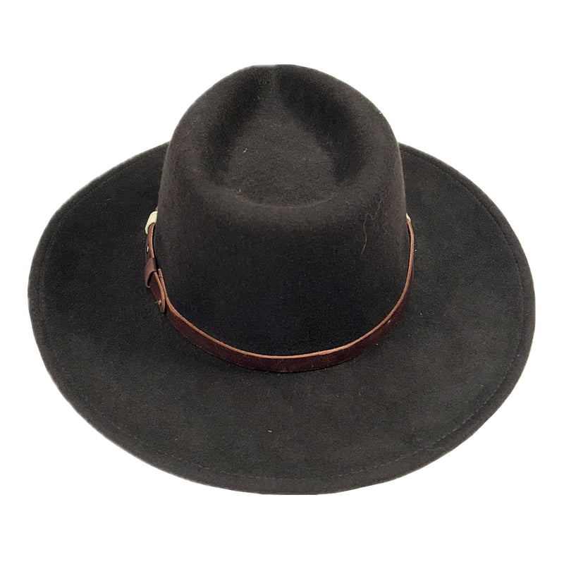 Crushable Brown Felt Denver Western Hat