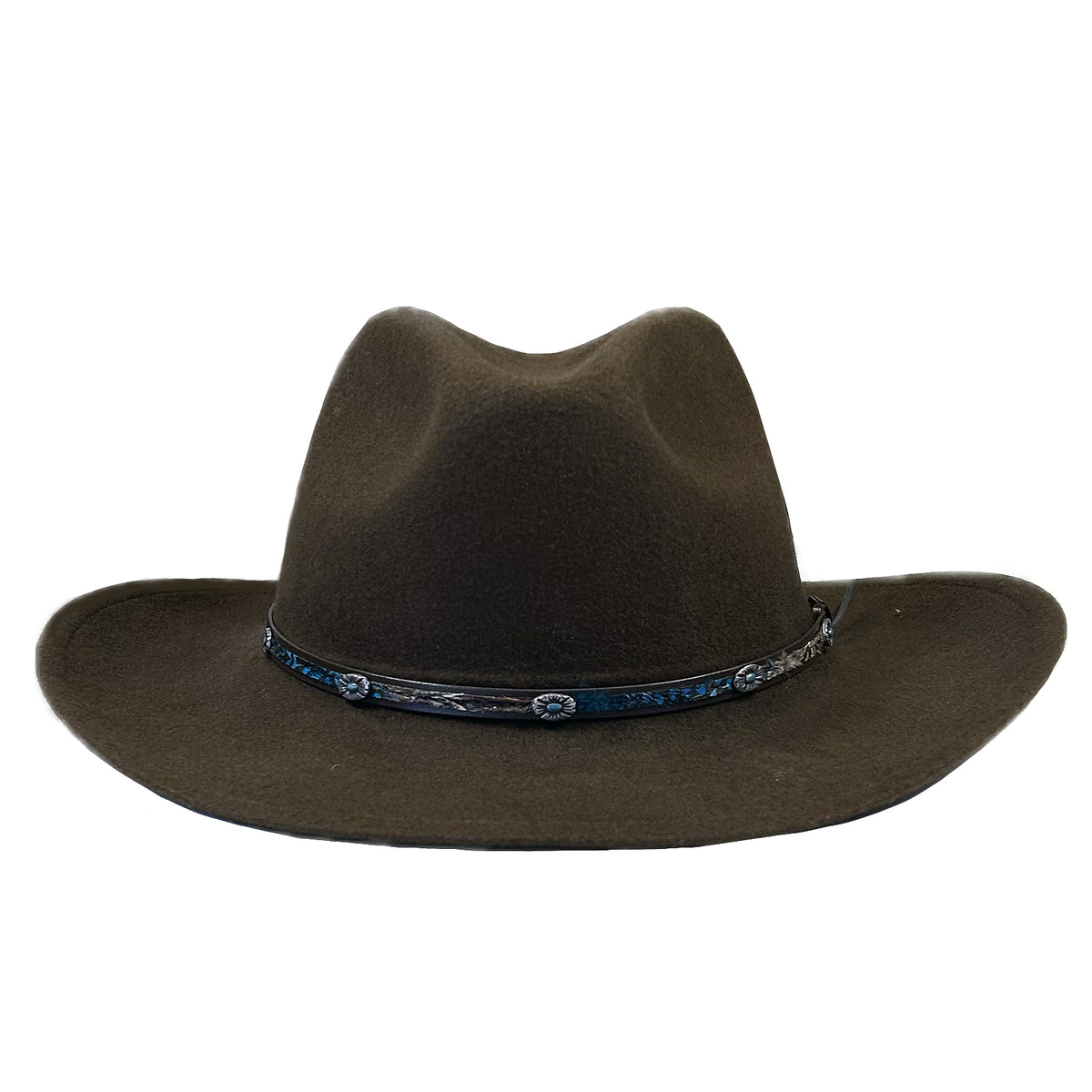 Crushable Brown Felt Denver Western Cowboy Hat