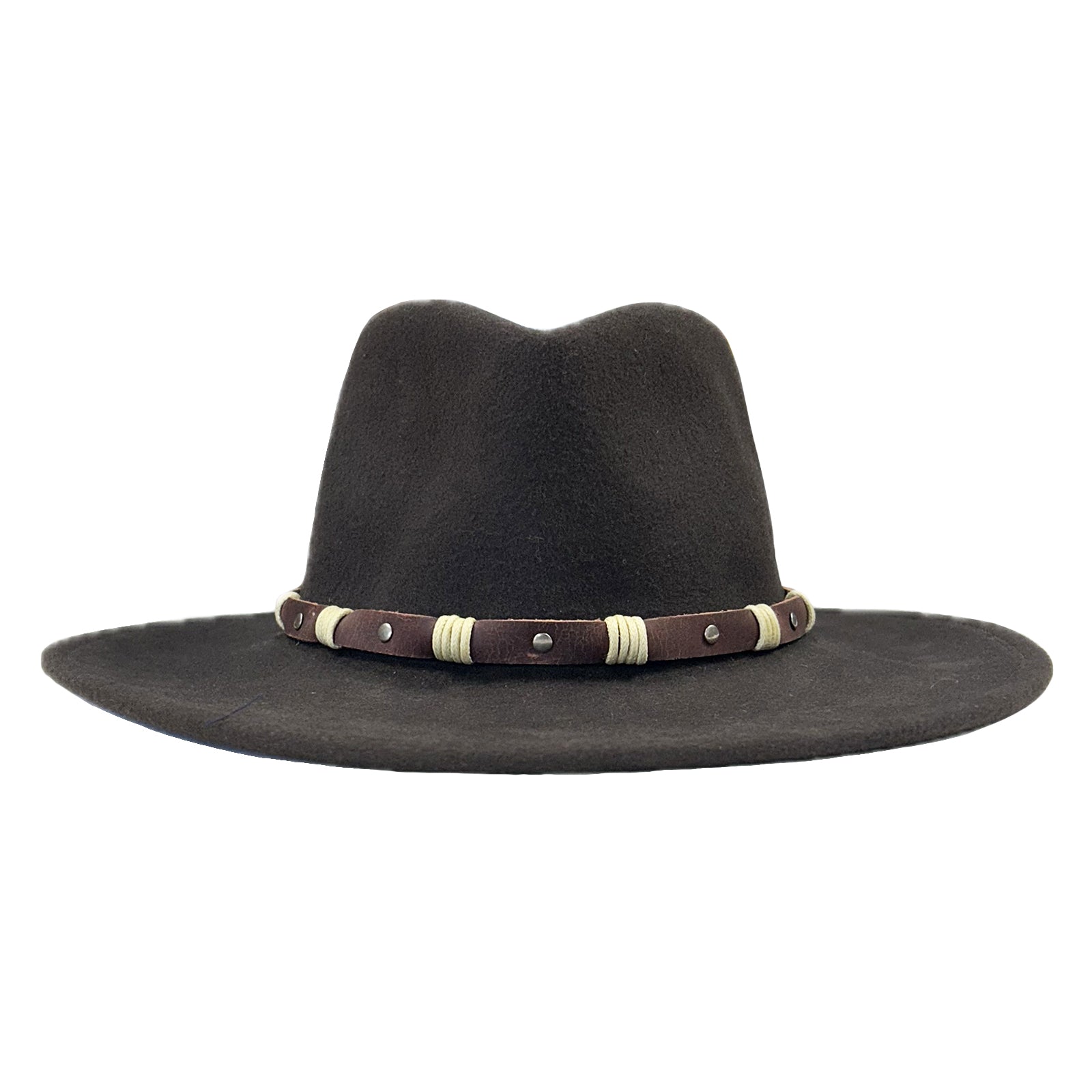 Crushable Brown Felt Denver Western Hat