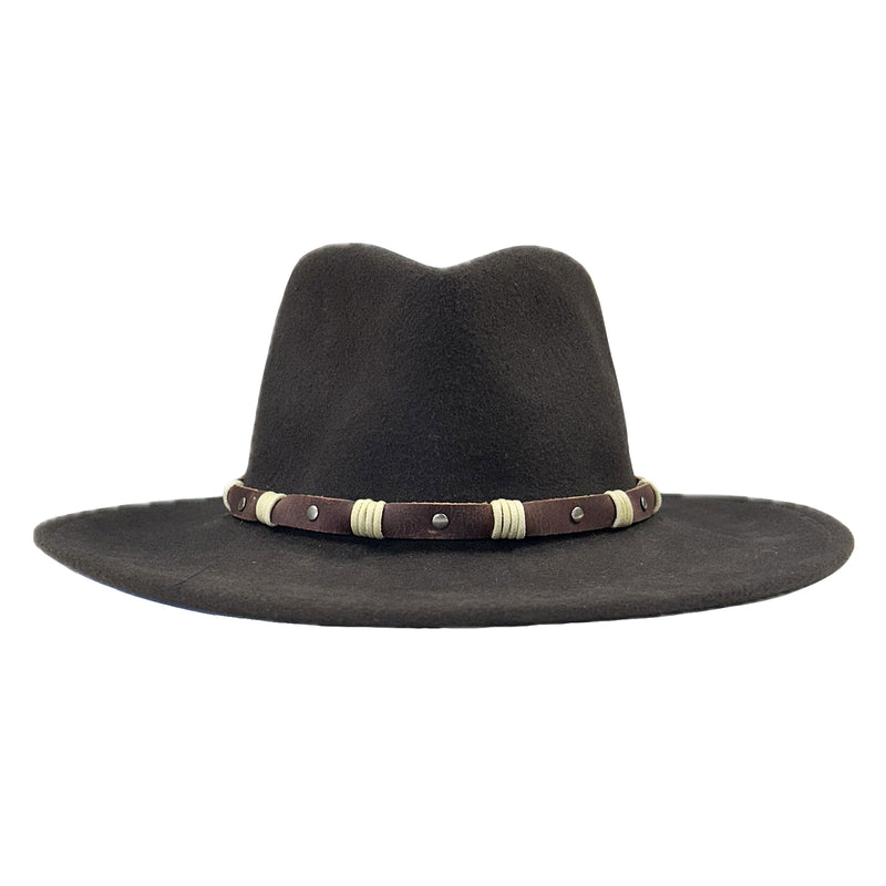 Crushable Brown Felt Denver Western Hat