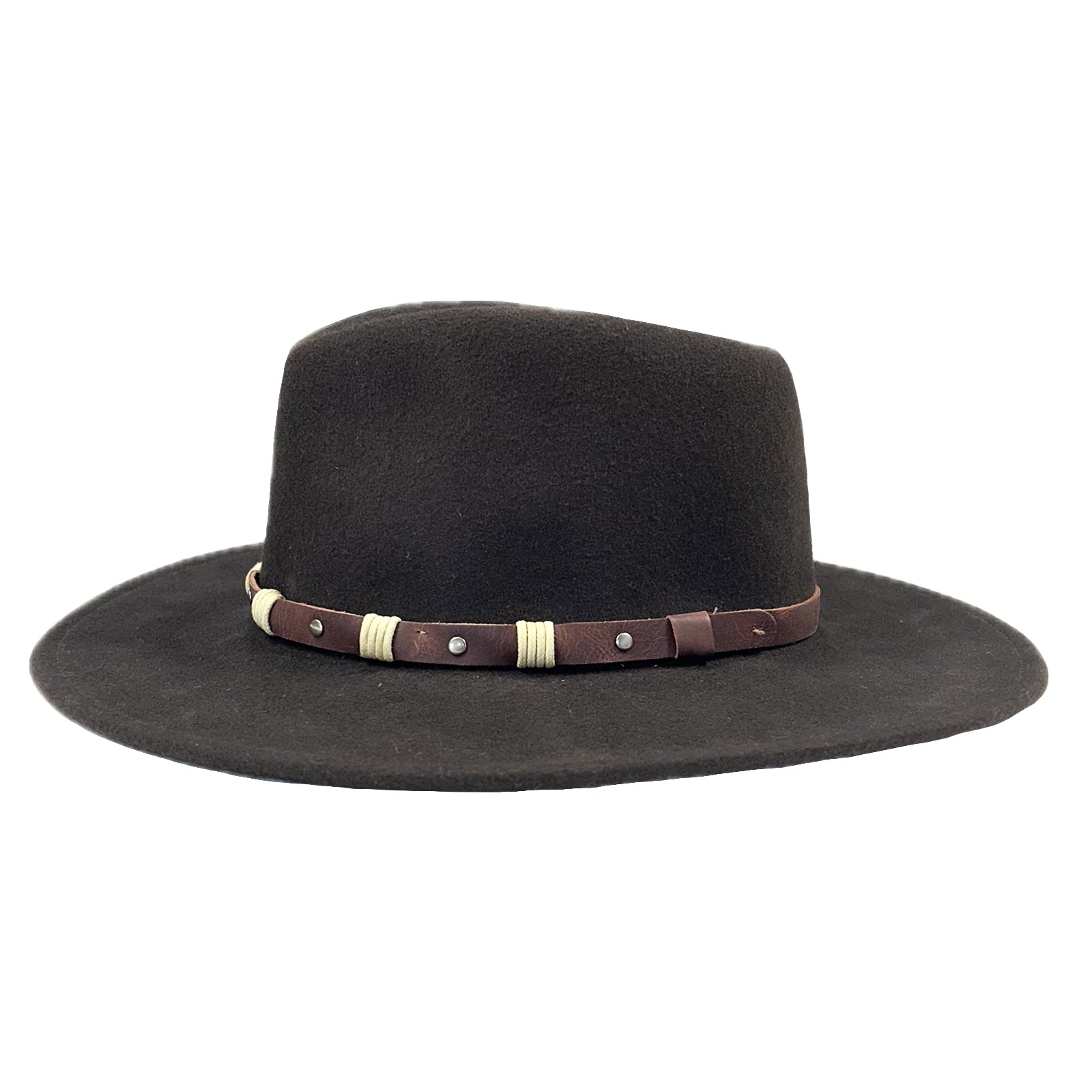 Crushable Brown Felt Denver Western Hat