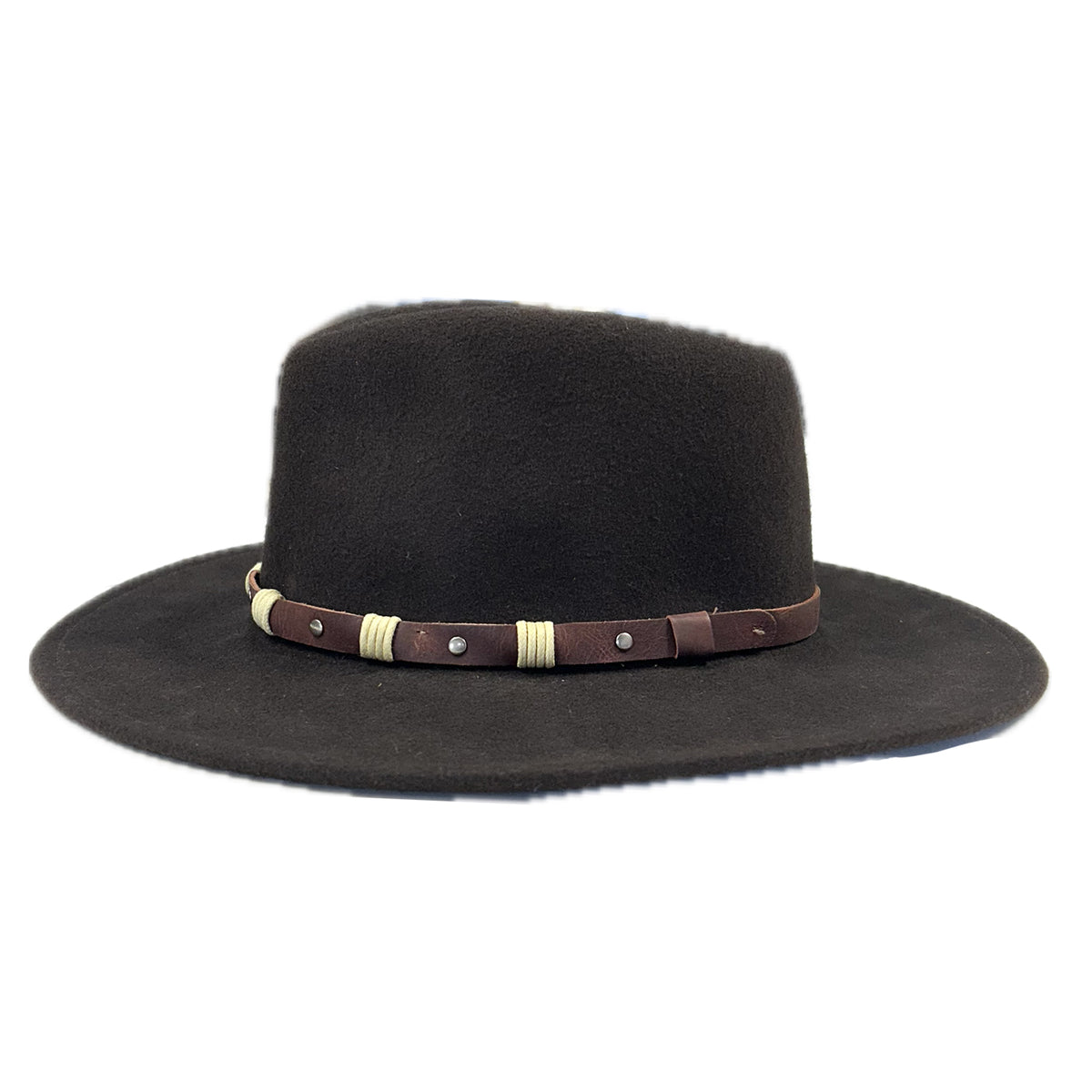 Crushable Brown Felt Denver Western Cowboy Hat