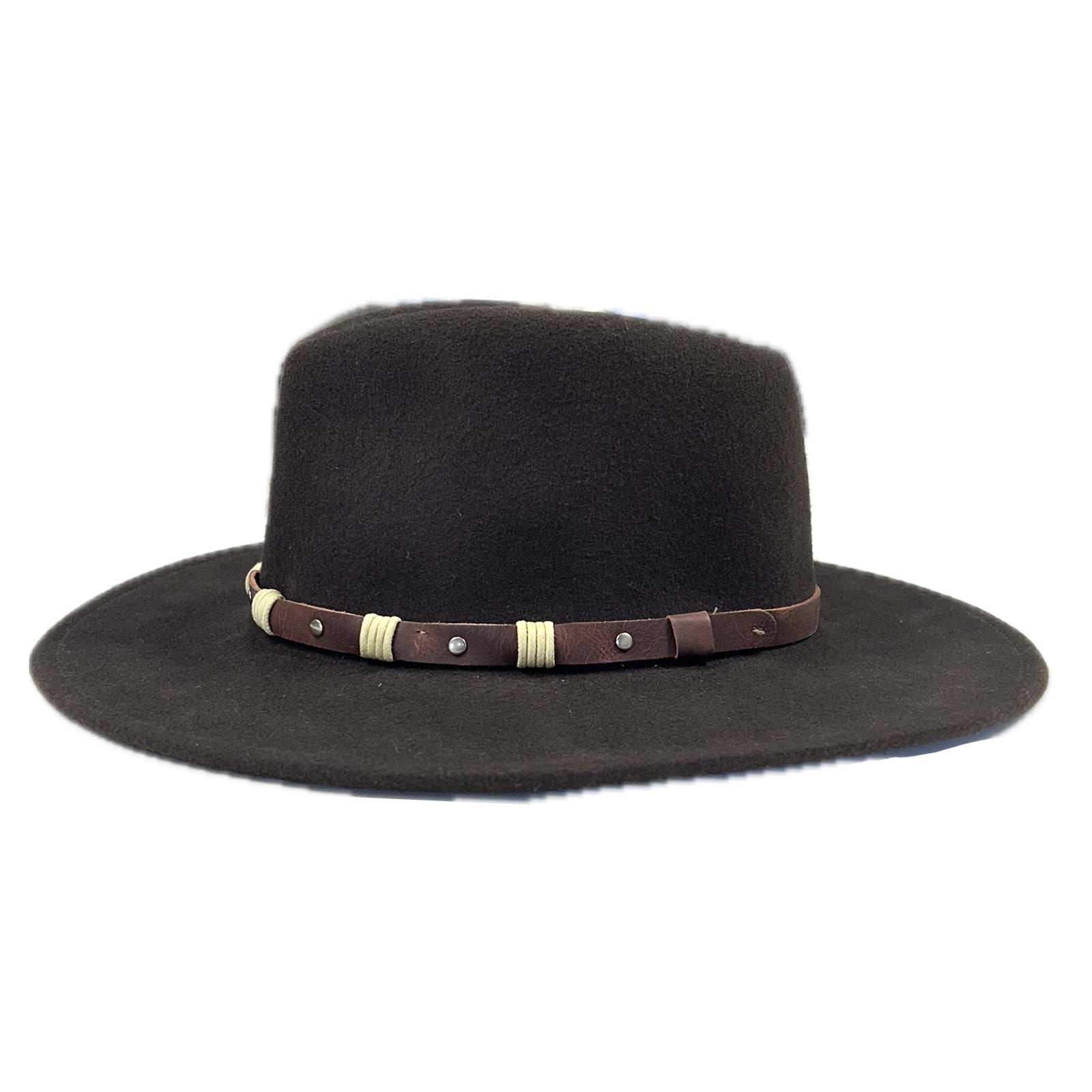 Crushable Brown Felt Denver Western Cowboy Hat