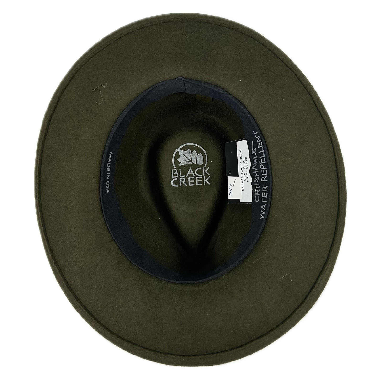 Crushable Olive Felt Denver Western Cowboy Hat