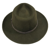 Crushable Olive Felt Denver Western Hat
