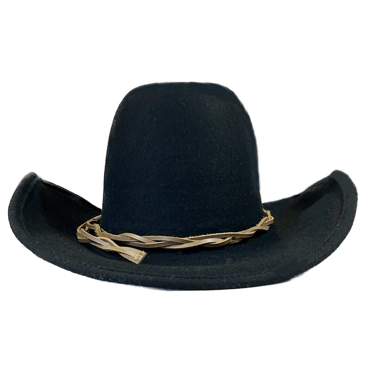 Lonesome Gus Black Premium 100% Wool Western Cowboy Hat