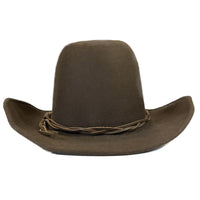 Lonesome Gus Brown Premium 100% Wool Western Cowboy Hat