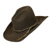 Lonesome Gus Brown Premium 100% Wool Western Cowboy Hat