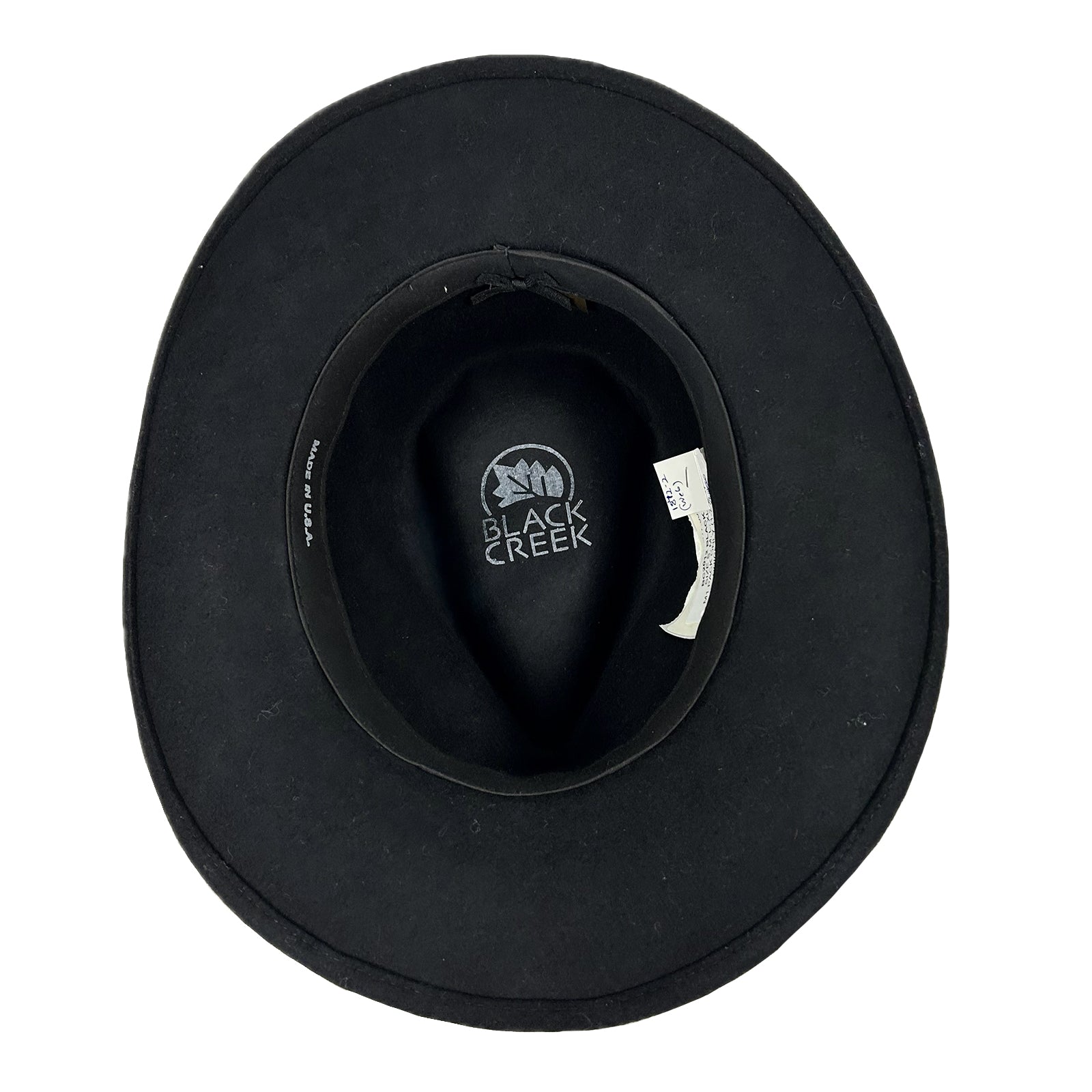Crushable Black Felt Magic Pinch Western Hat