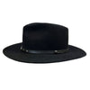 Crushable Black Felt Magic Pinch Western Hat